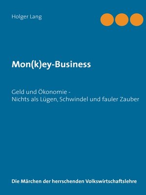 cover image of Mon(k)ey-Business